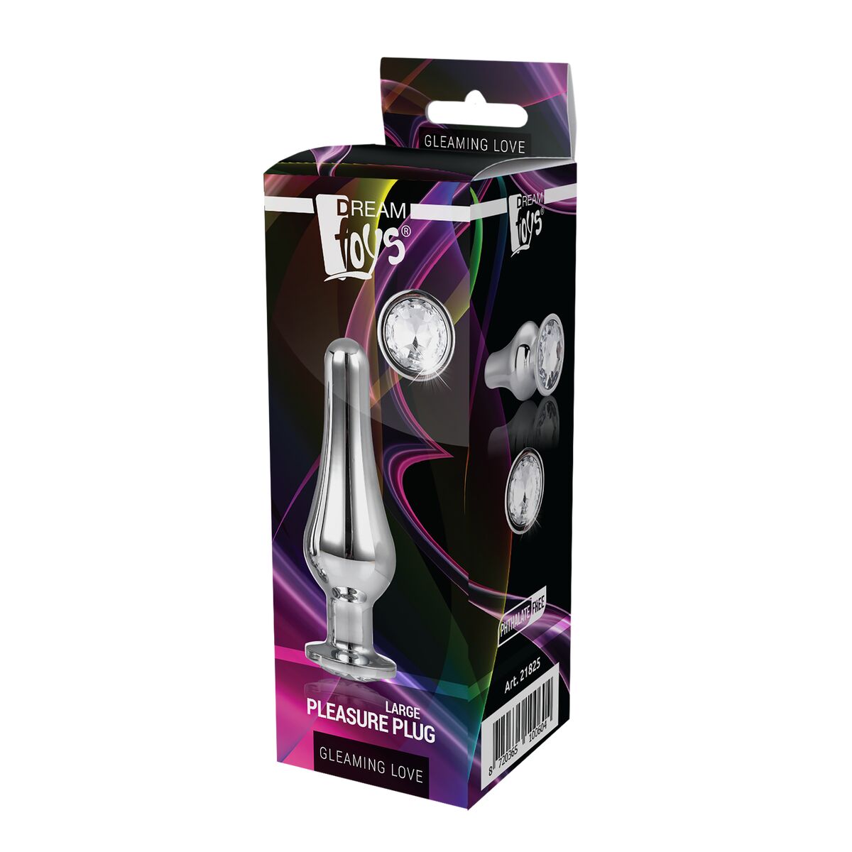 Plug Anale Dream Toys Gleaming Love Argentato